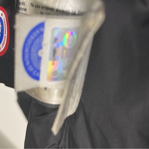 Prw Loved Authentic CANADA GOOSE parka Black Large - Picture 7 of 11